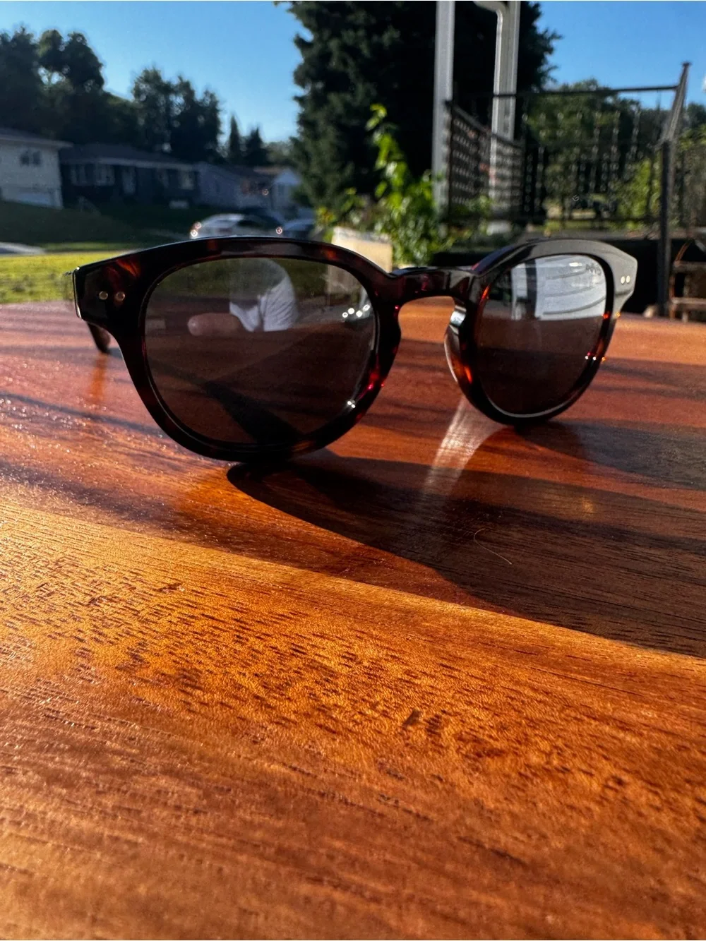 RE1255 02 GY Revo Sterling Tortoiseshell Frame Polarized Lenses Like NEW